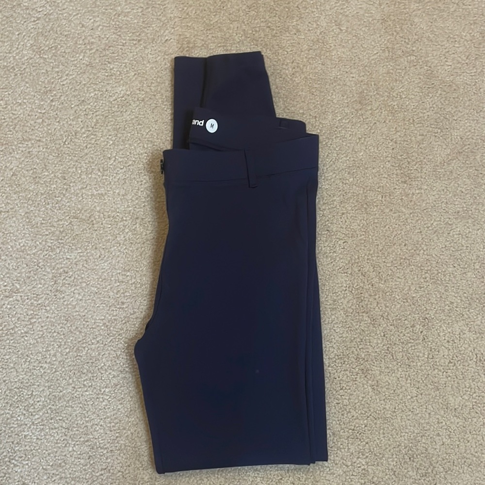 Betabrand Dress Pant Yoga Pants Skinny Navy
